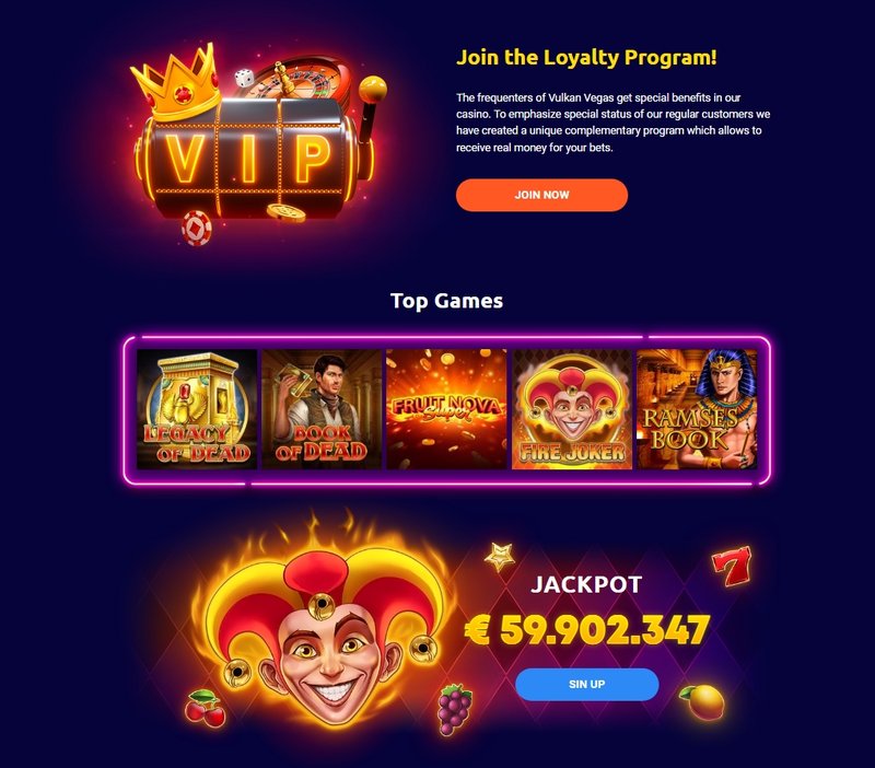 Les tendances du jeu en ligne : Vulkan Vegas à la loupe - aperçu